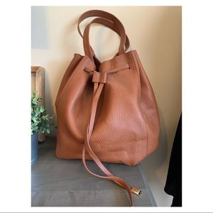BP Faux Leather Bucket Bag